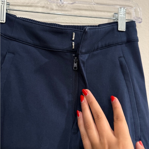 ALO YOGA Navy Wide-Leg Cargo Show Off Trouser Pants - Picture 7 of 8